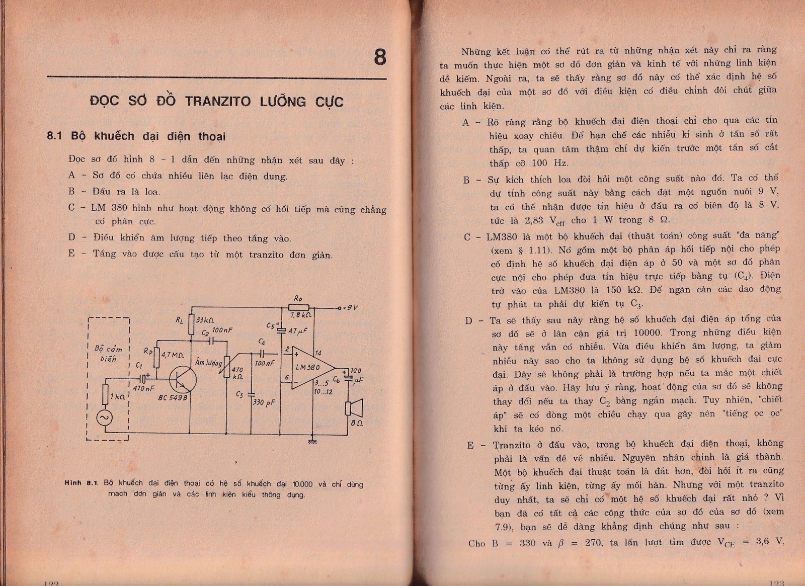 Transistor, nguyên lý hoạt động, sơ đồ, độ chế