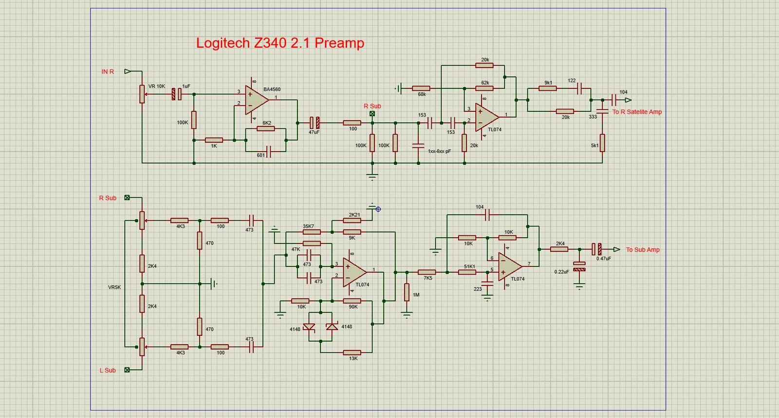 Chia sẻ mạch Pre 2.1 của loa Logitech Z-340