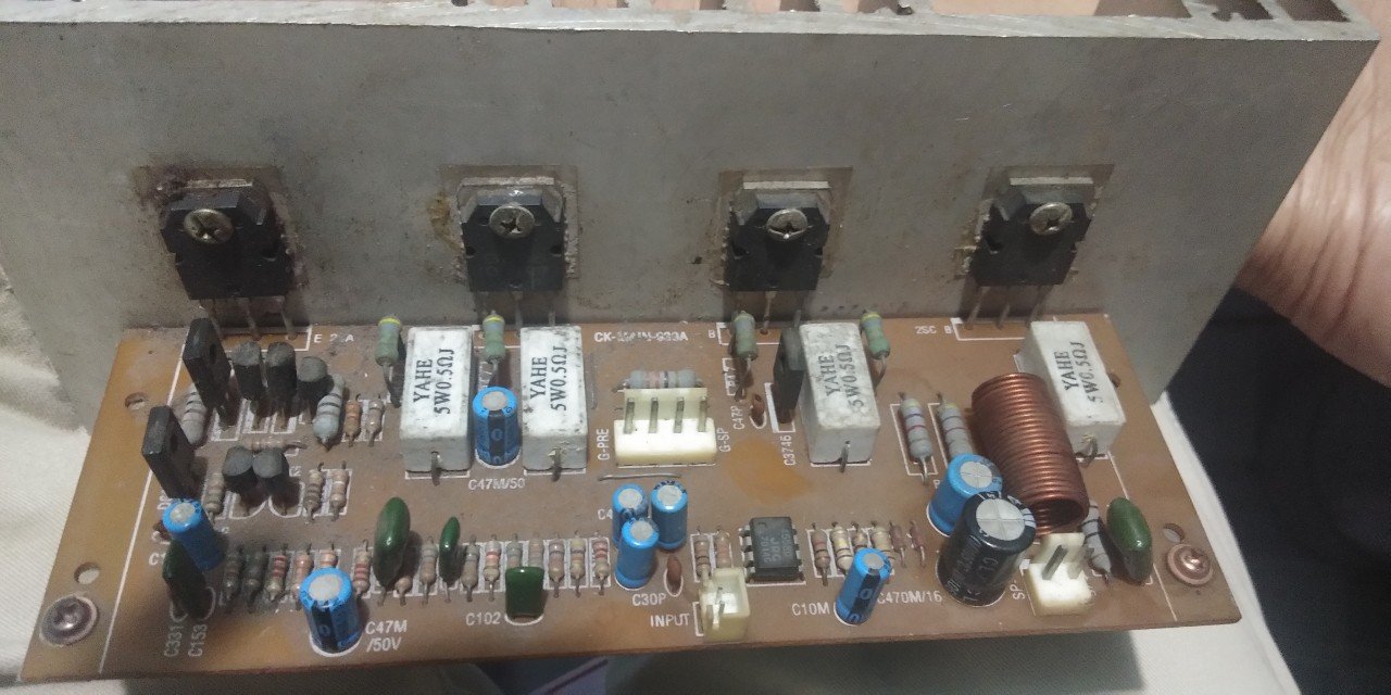 xin chỉ dùm cách ráp ampli