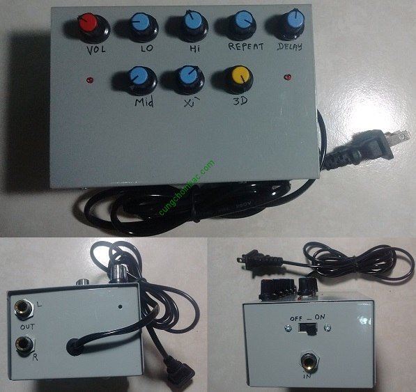 Hộp echo rời huynhdoan200 dùng nâng cấp mixer nhập