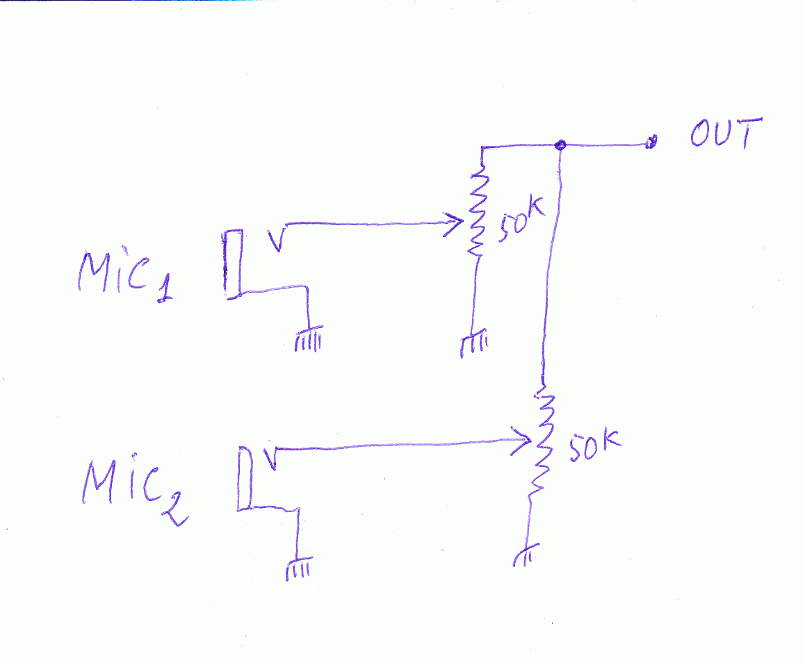 Hai micro xài chung 1 lỗ Mic