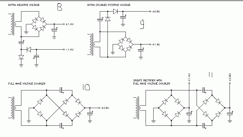 Các cách nắn diode cho nguồn