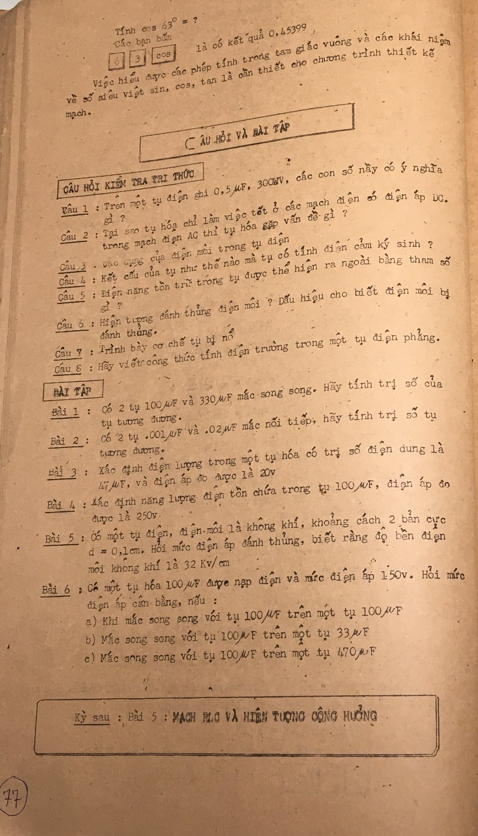 Cơ sở thiết kế mạch - bài 77