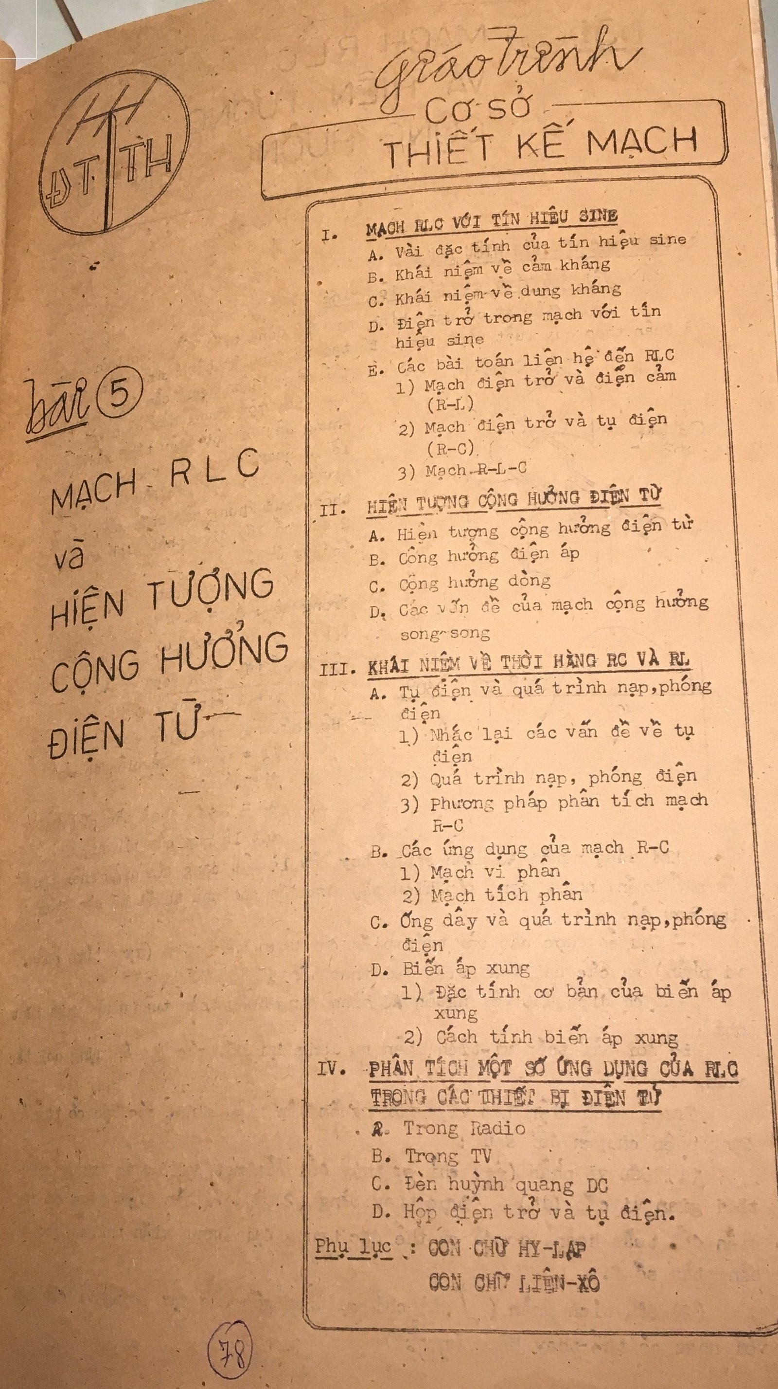 Cơ sở thiết kế mạch - bài 78