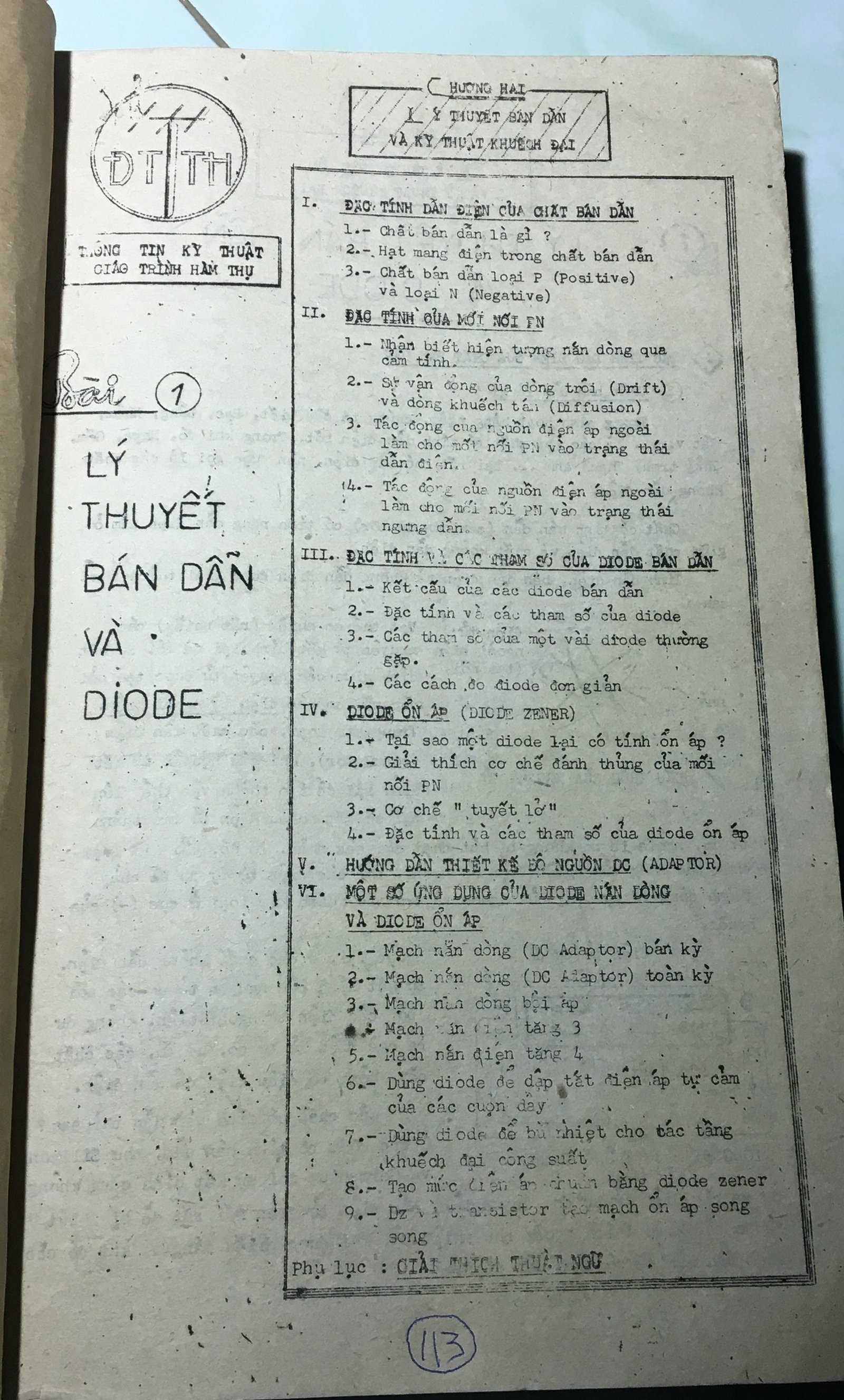 Cơ sở thiết kế mạch - bài 113