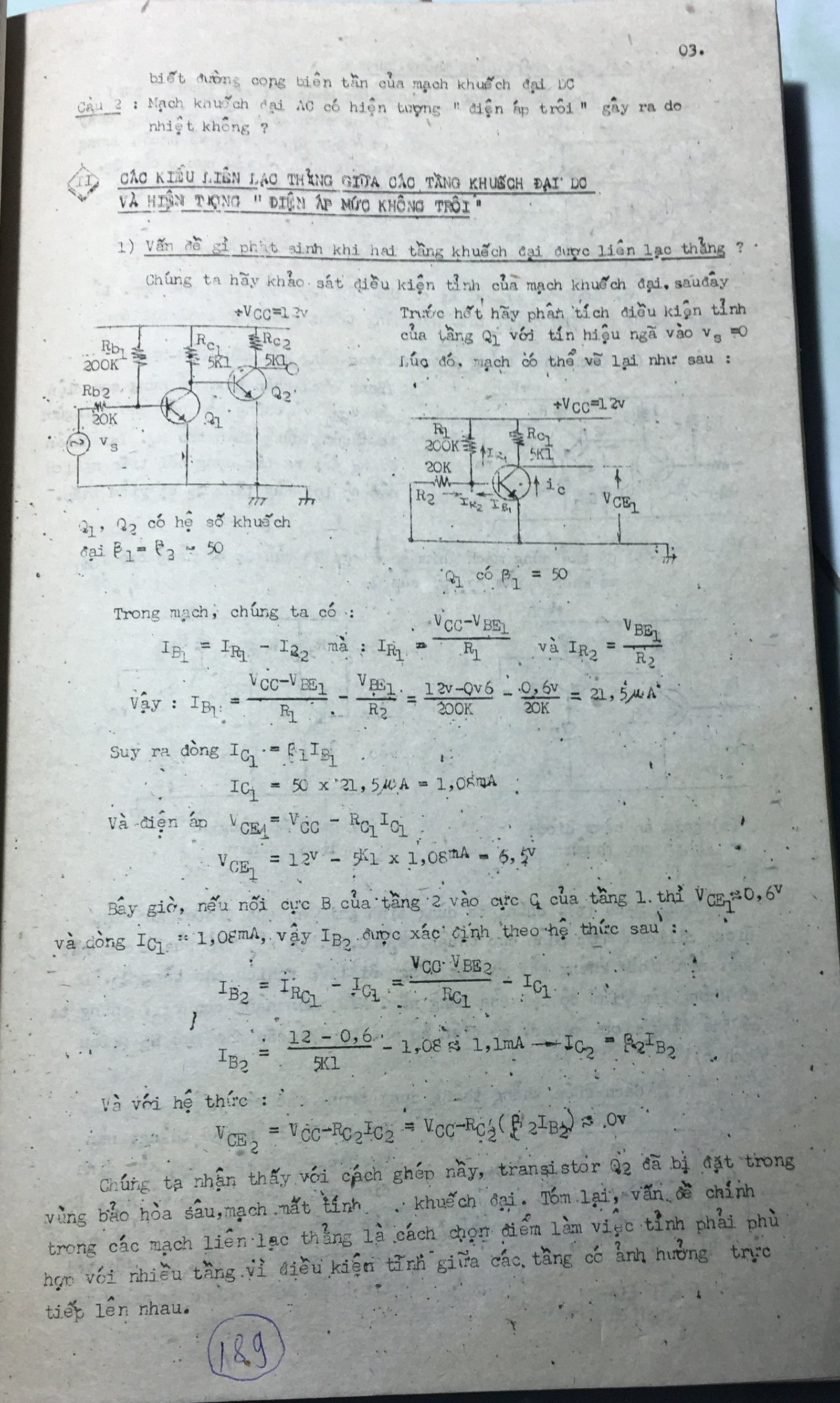 Cơ sở thiết kế mạch - bài 189