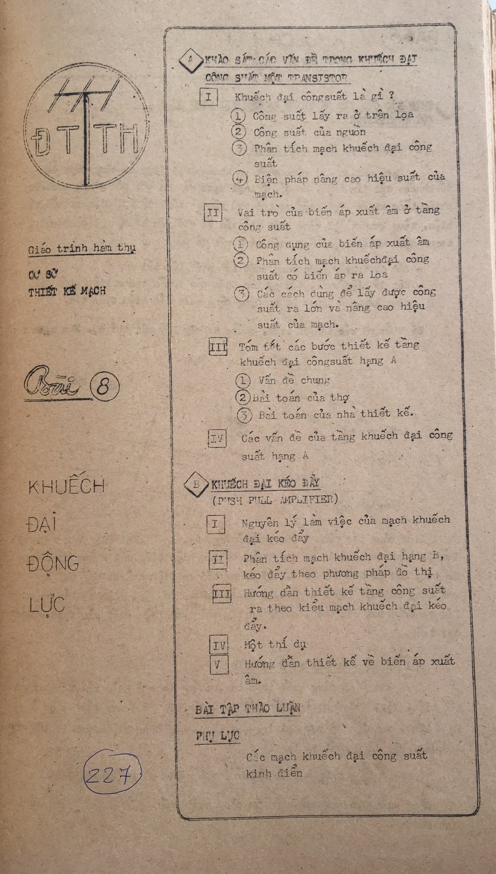 Cơ sở thiết kế mạch - bài 227