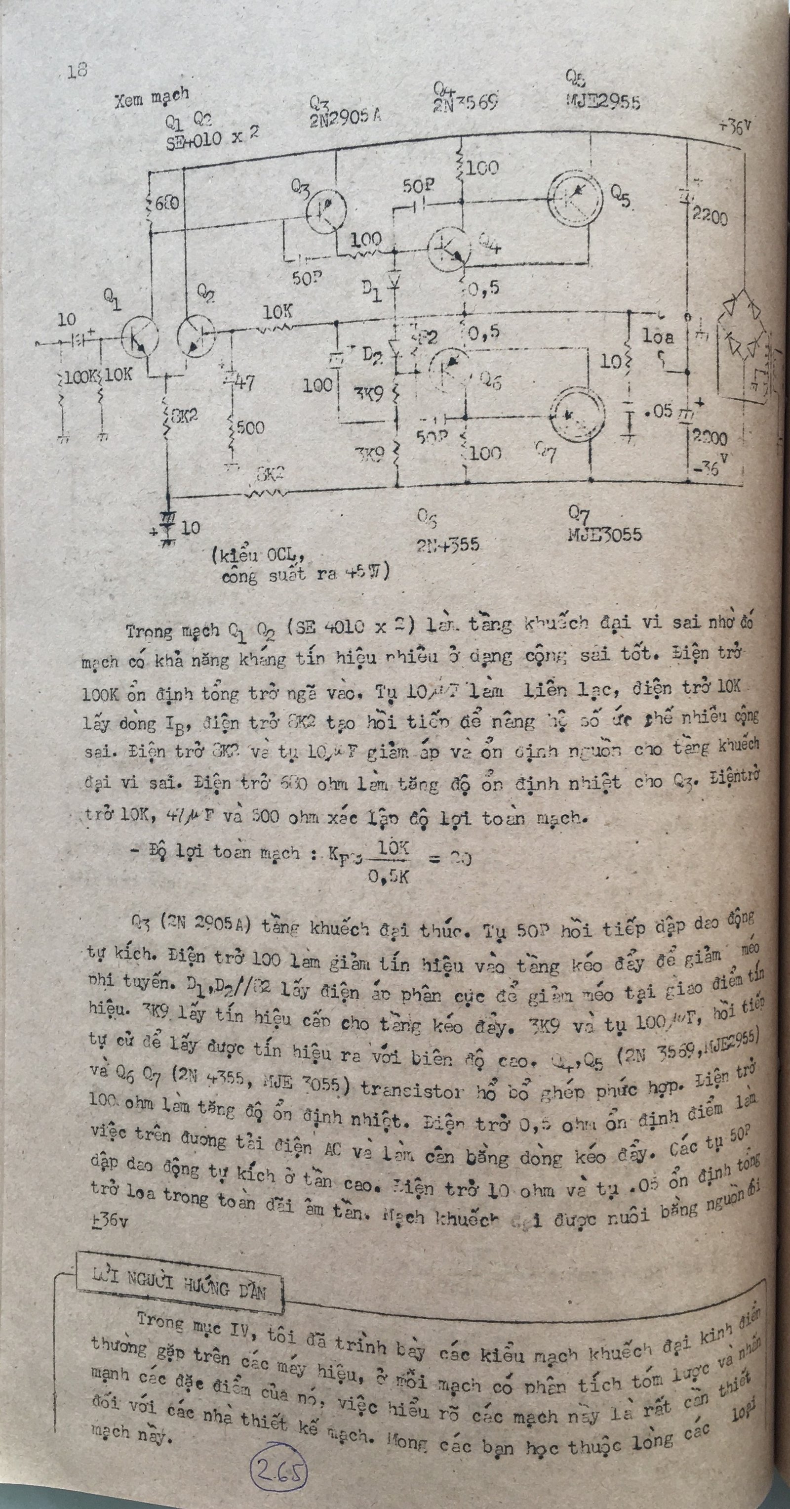Cơ sở thiết kế mạch - bài 265