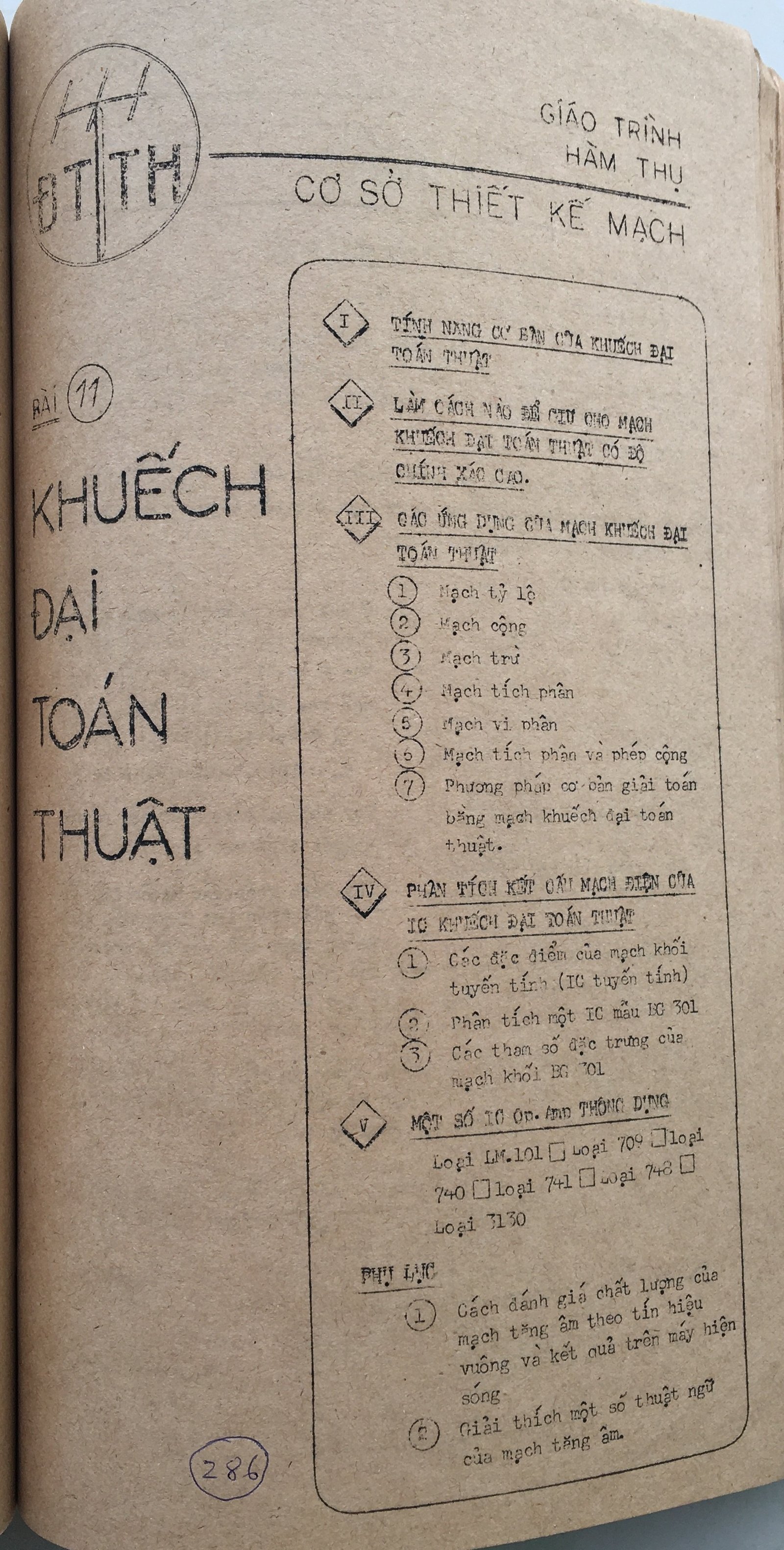 Cơ sở thiết kế mạch - bài 286