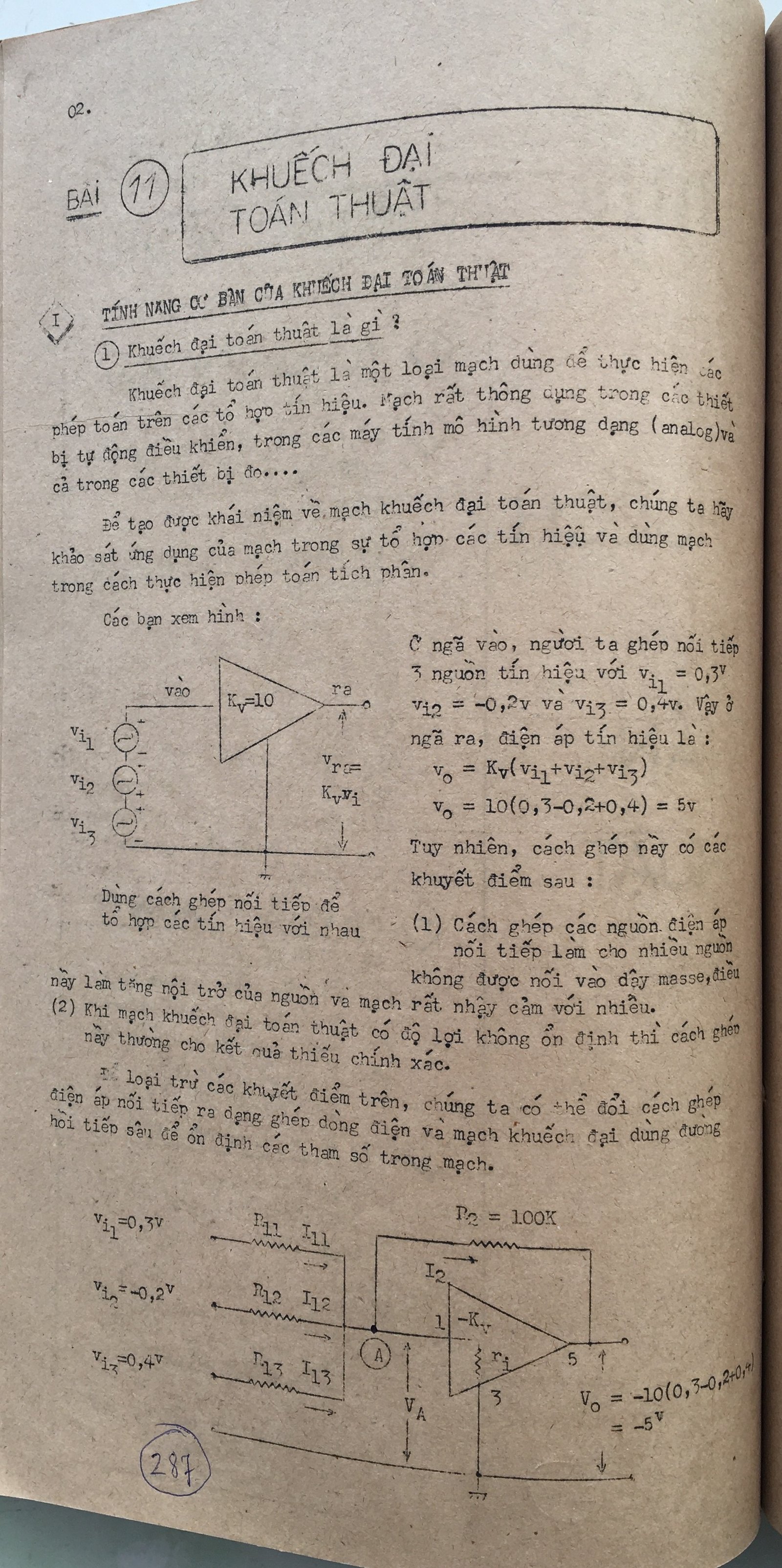 Cơ sở thiết kế mạch - bài 287