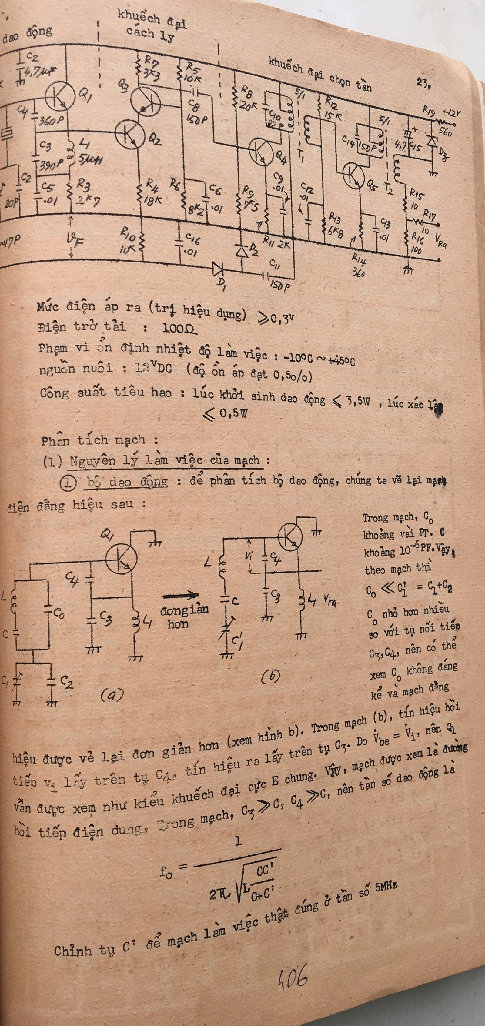 Cơ sở thiết kế mạch - bài 406