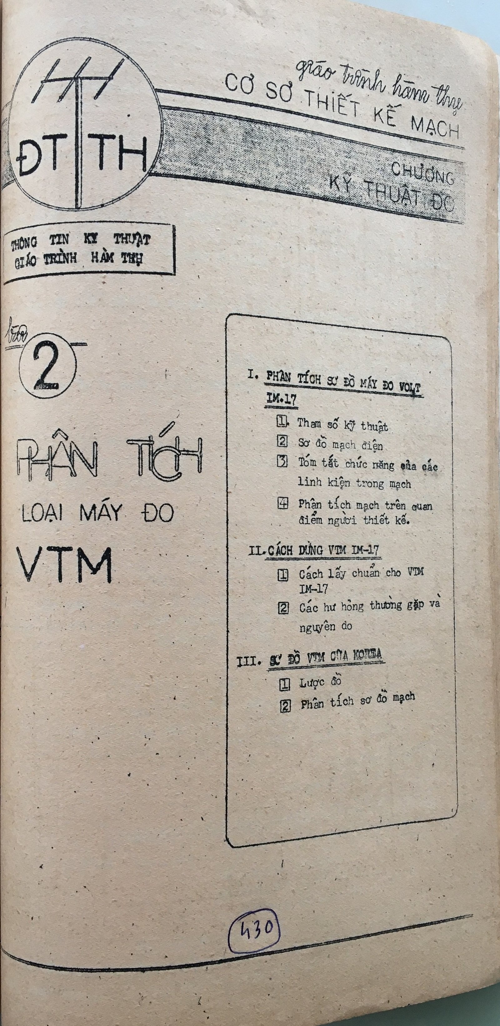 Cơ sở thiết kế mạch - bài 430