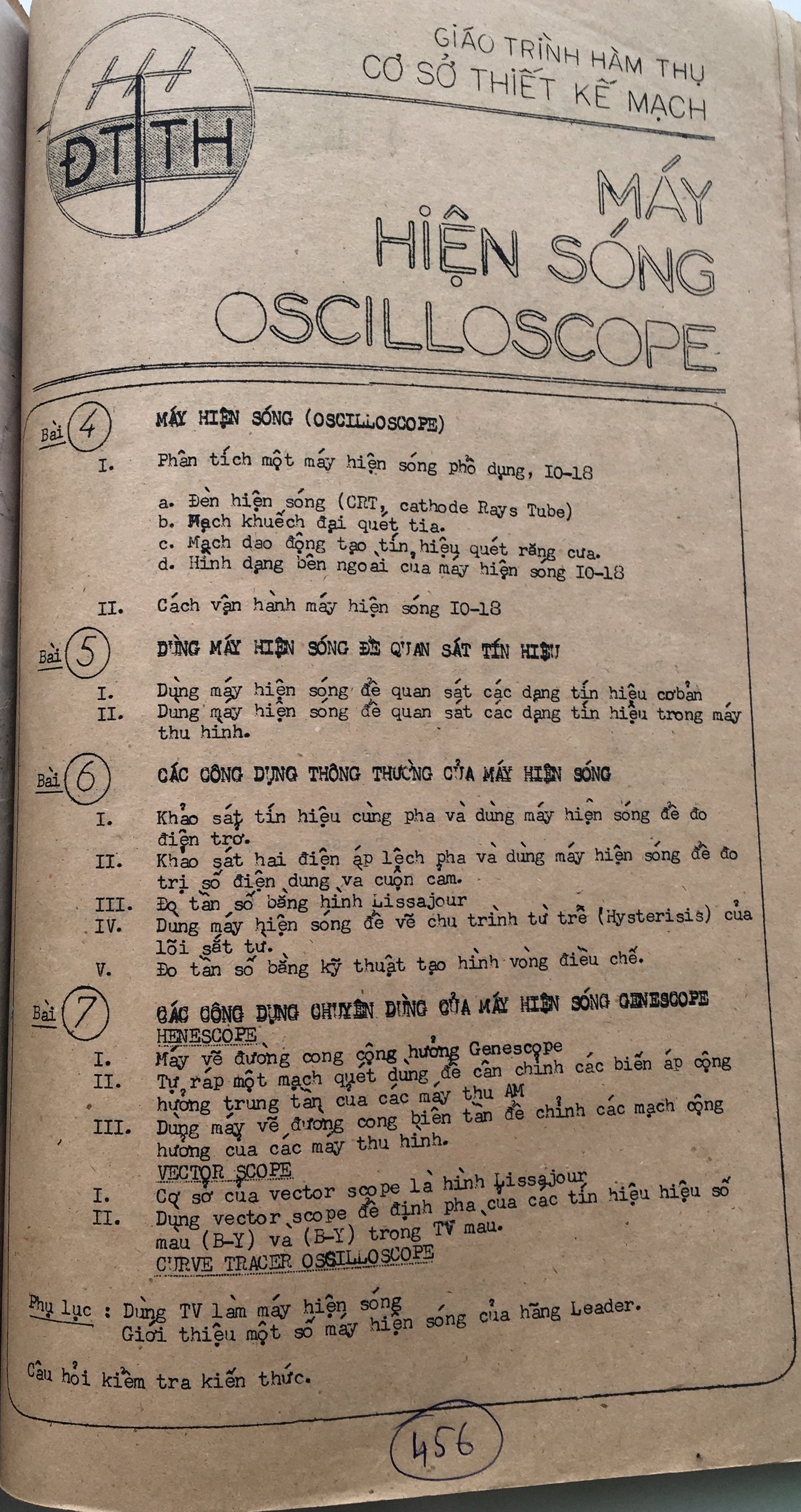 Cơ sở thiết kế mạch - bài 456