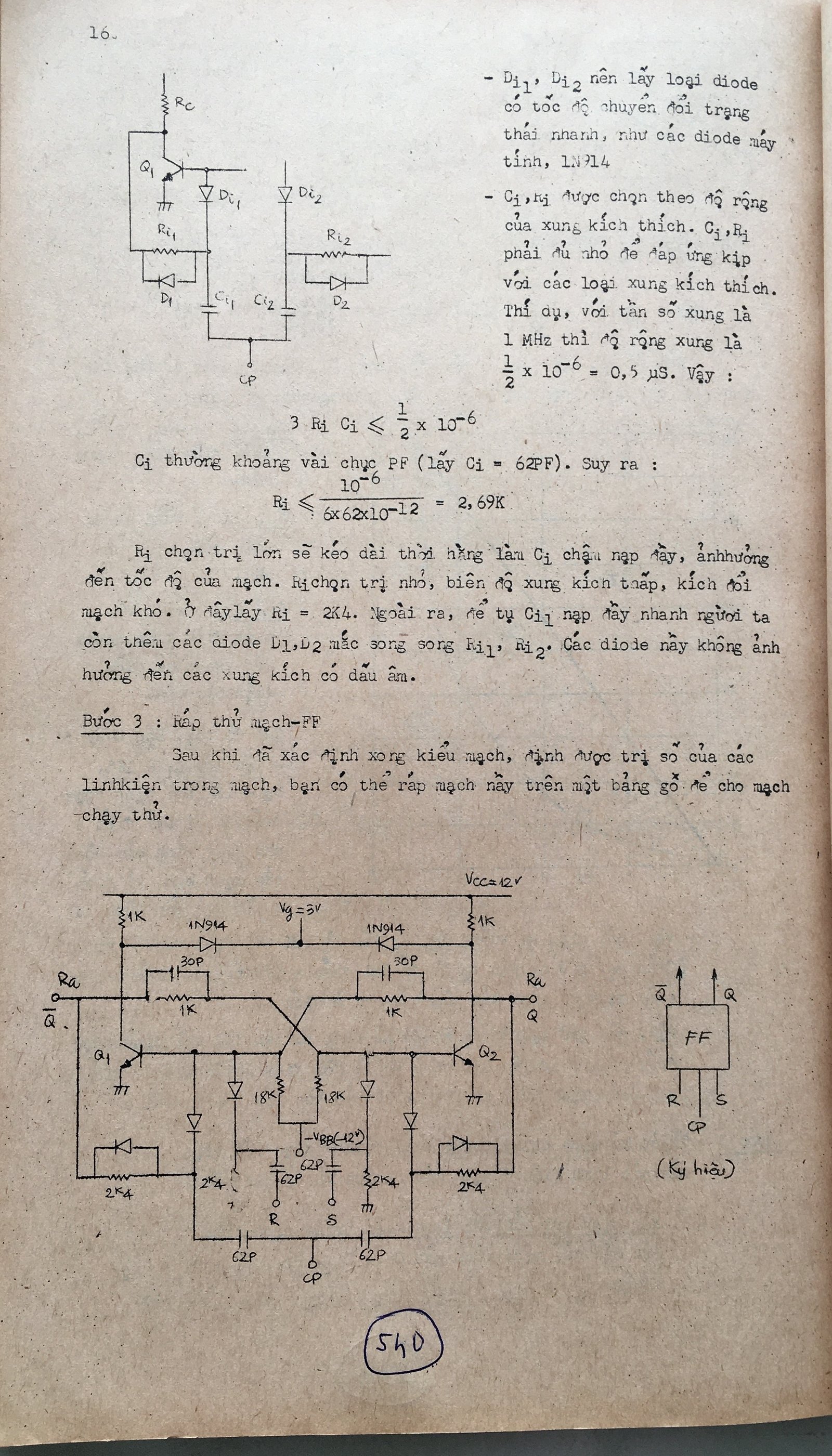Cơ sở thiết kế mạch - bài 542