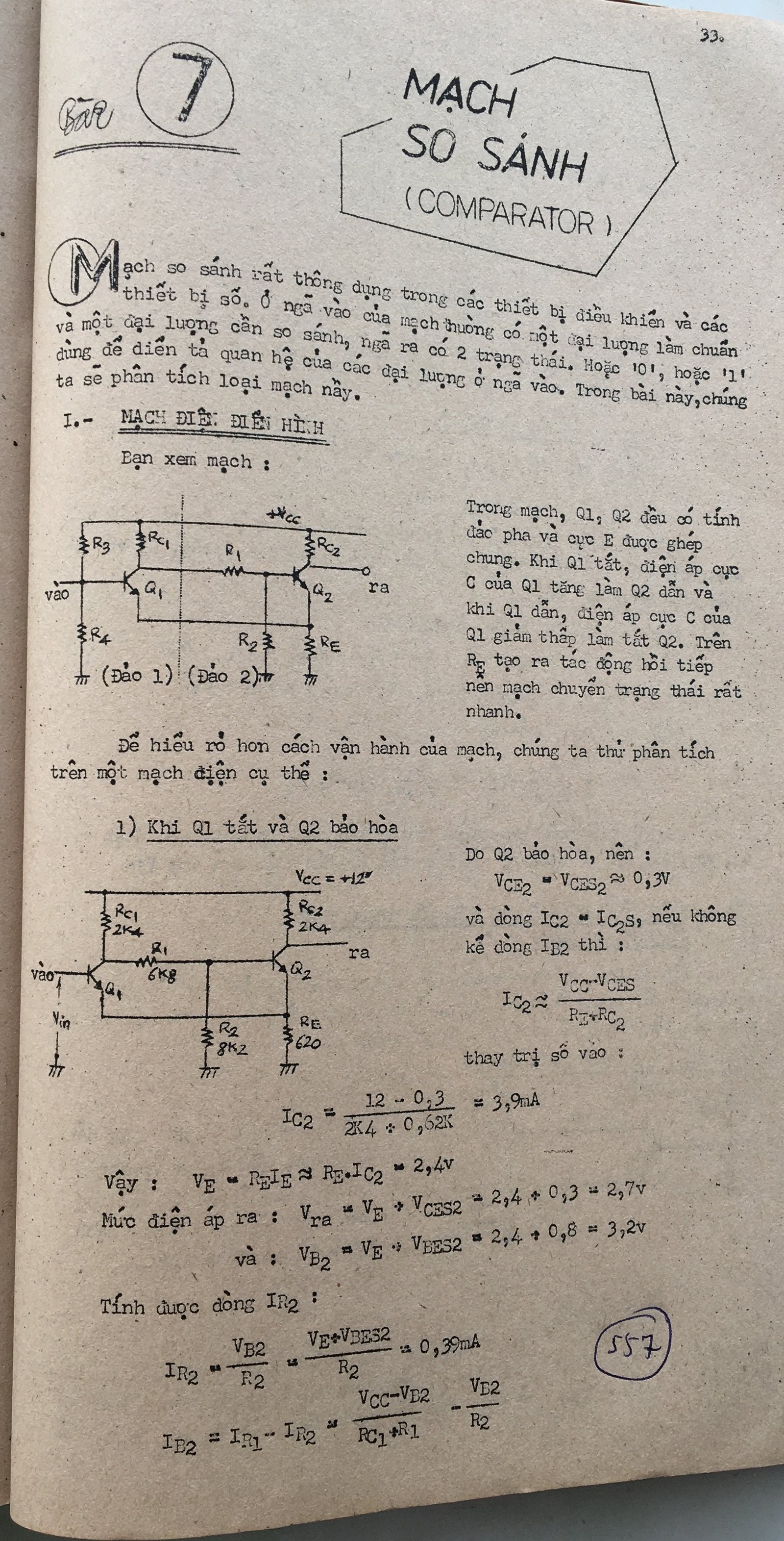 Cơ sở thiết kế mạch - bài 559