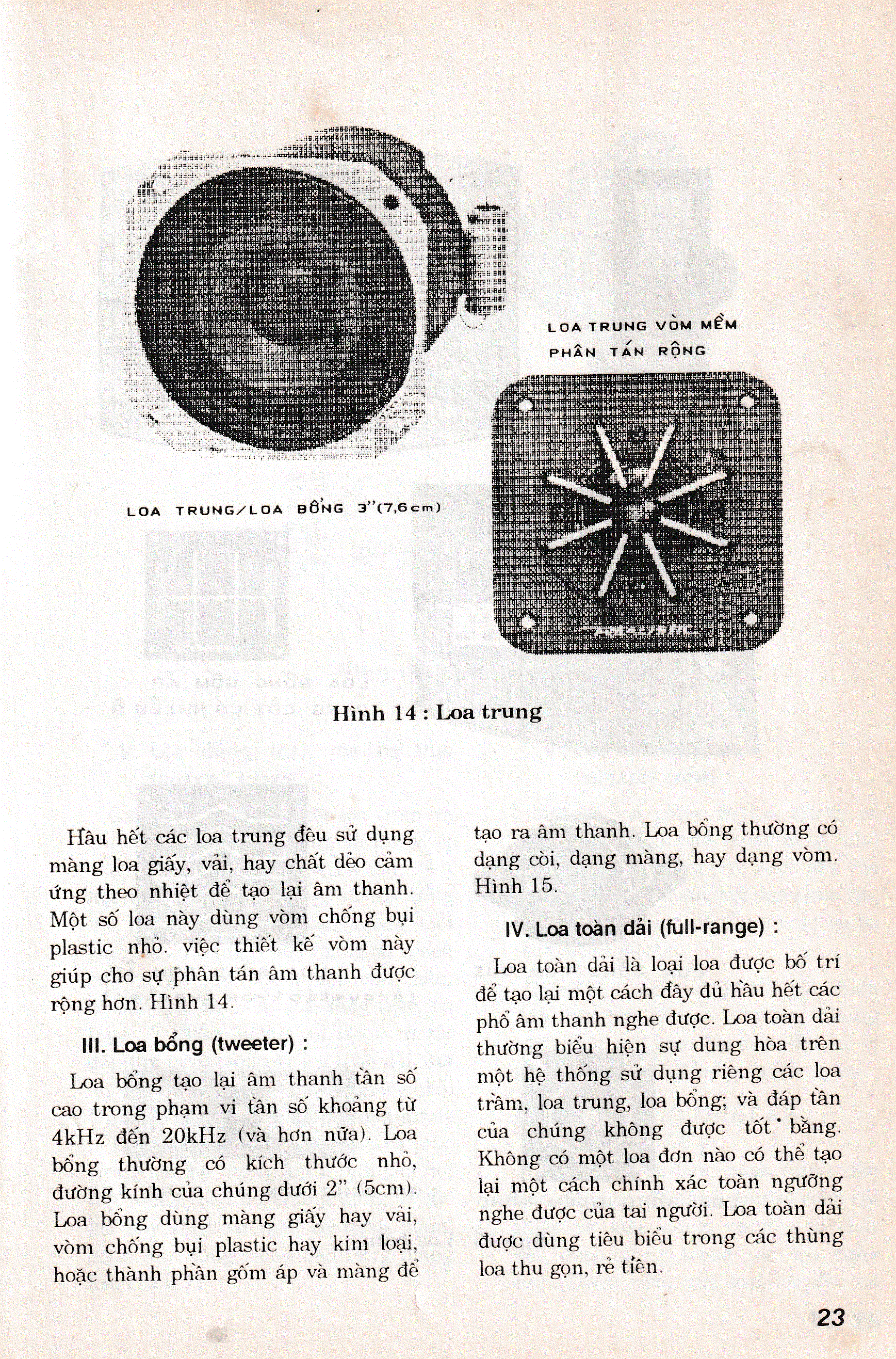 Loa thùng chất lượng cao