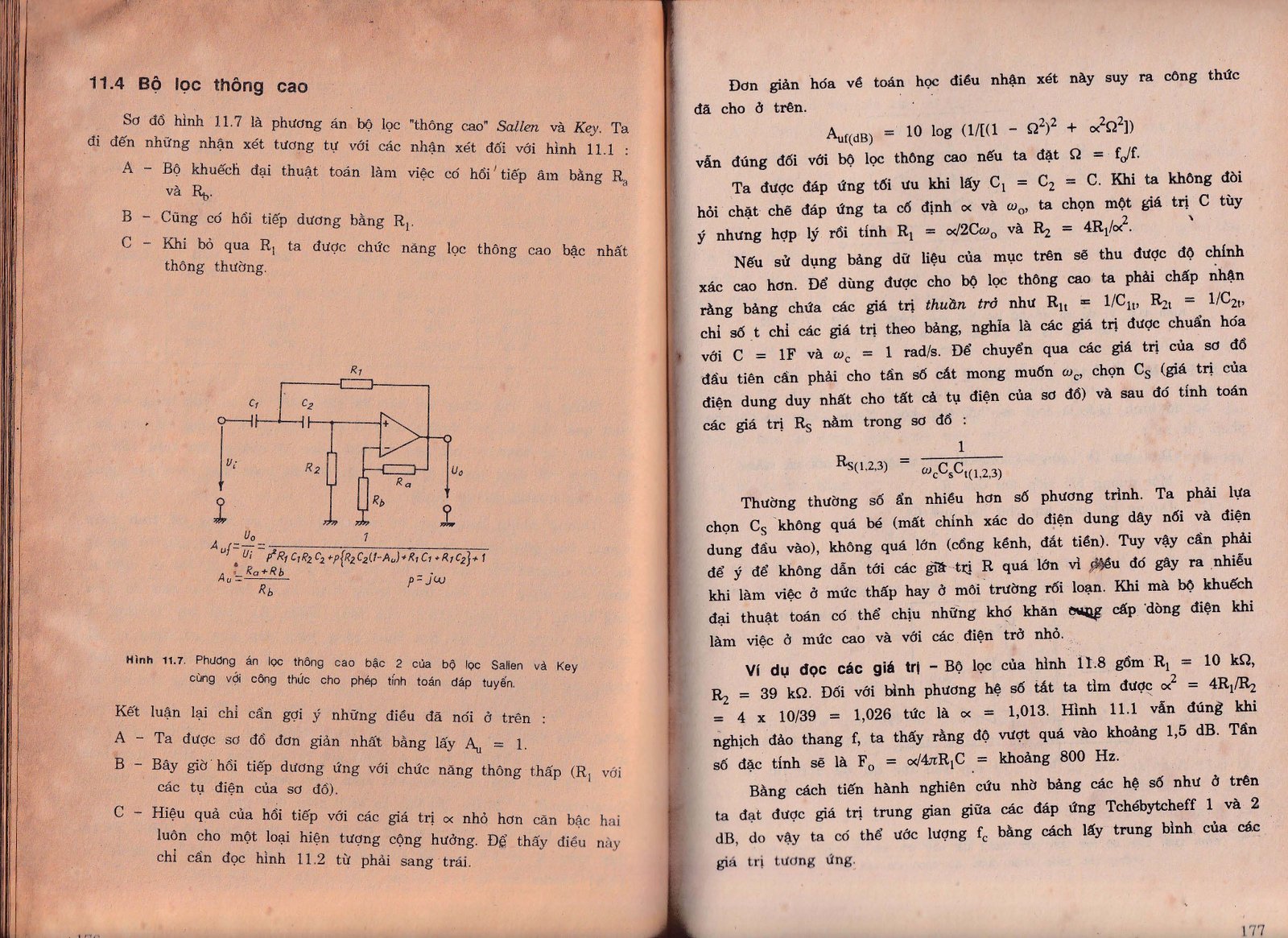 Bộ lọc [Filter], nguyên lý tính toán, sơ đồ, sửa đổi...