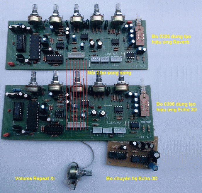 Tạo hiệu ứng Echo và Reverb