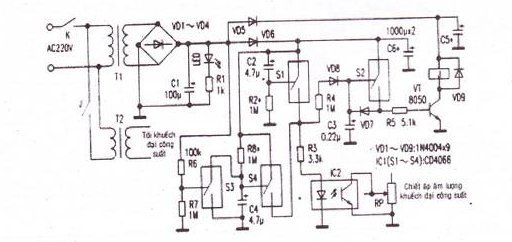 Bộ bảo vệ máy tăng âm phát thanh CS lớn