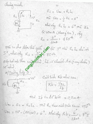 Lý giải về phân cực transistor