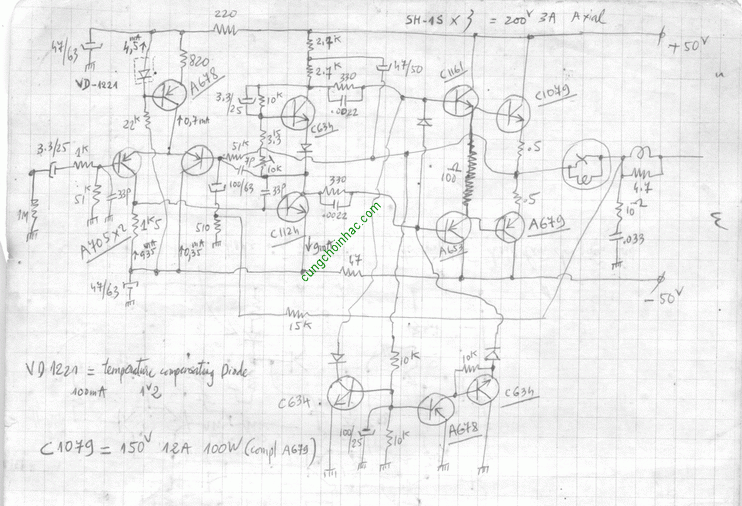 Mạch Servo 3 transistor