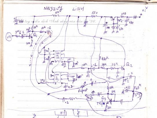 Mạch  echo 3102/3207 nhỏ gọn,LINH