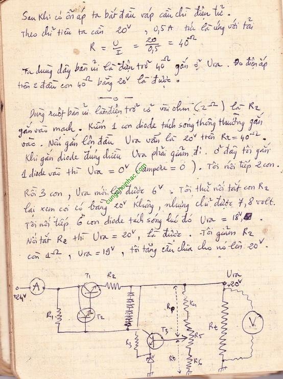 Tôi ráp mạch ổn áp và cầu chì điện tử