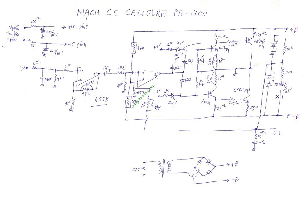 Mạch CS Calisure PA 1700