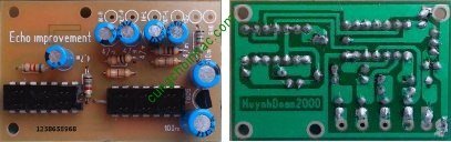 Bo chuyển hệ Echo 3D dùng nâng cấp Ampli Karaoke, Mixer