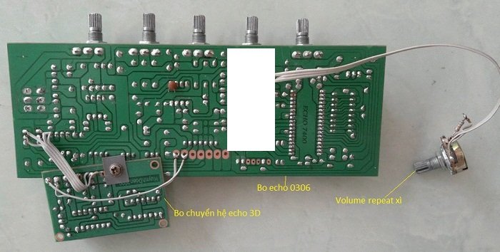 Board Echo 0306, bo chuyển hệ Echo và volume Repeat xì